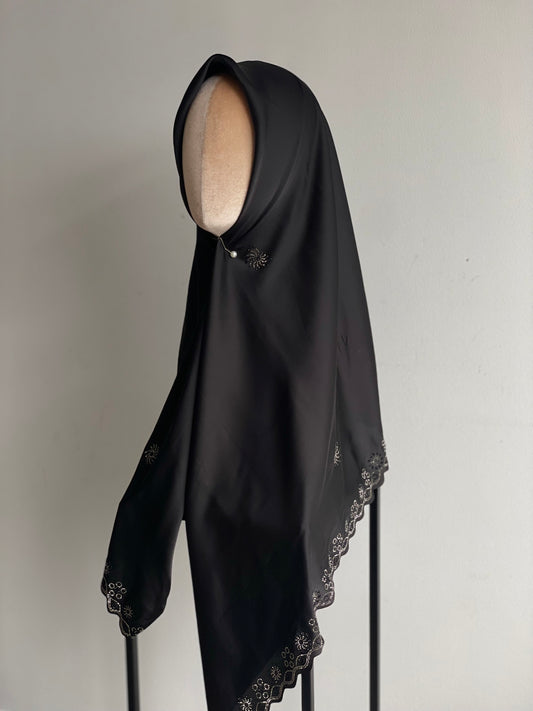 Carré DAHLIA Noir