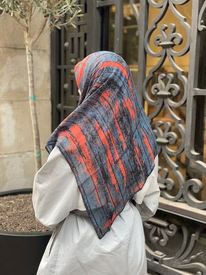 Carré mousseline AMBRE