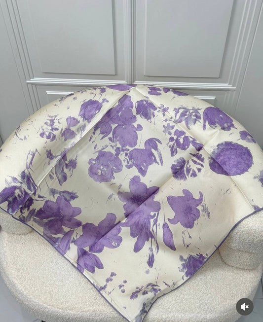 Lily Violet silk square
