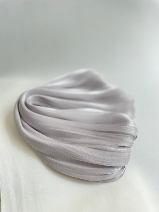 Organza de soie Beige
