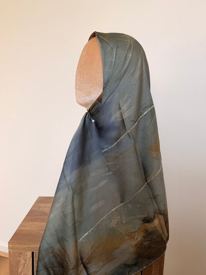 Carré mousseline SATURNE