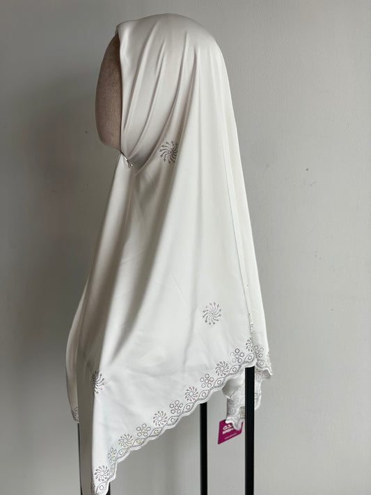 Carré DAHLIA Blanc