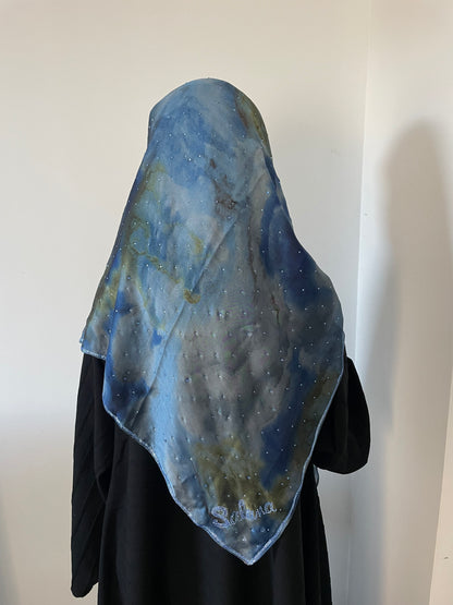 Earth Constellation Muslin Square