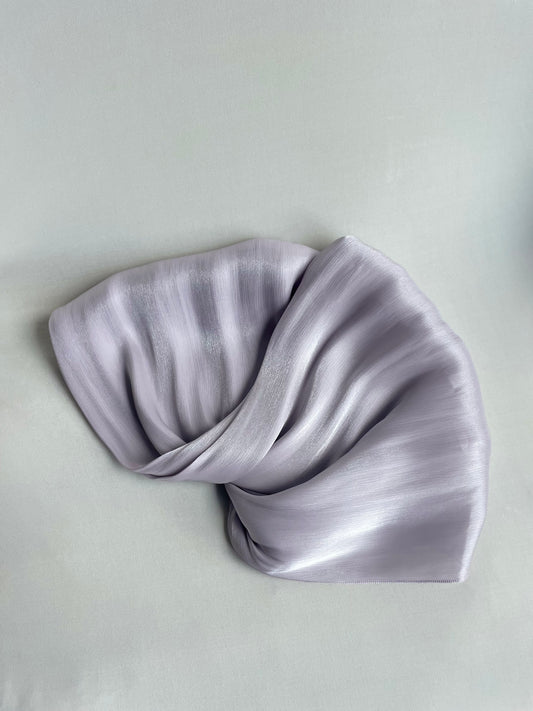 Organza de soie LILAS clair
