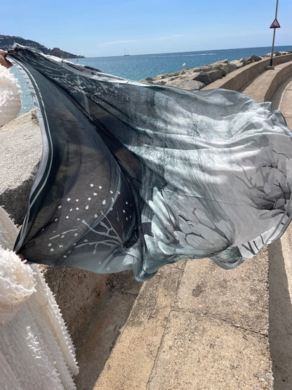 Carré Modal Vert Gris