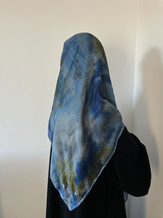 Earth Constellation Muslin Square