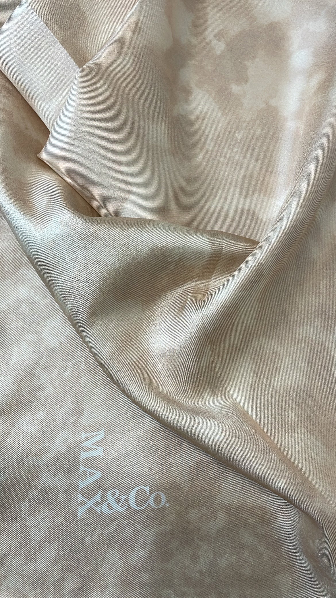 MaxCo Peach Silk Square