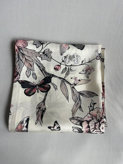 Pink CD silk square