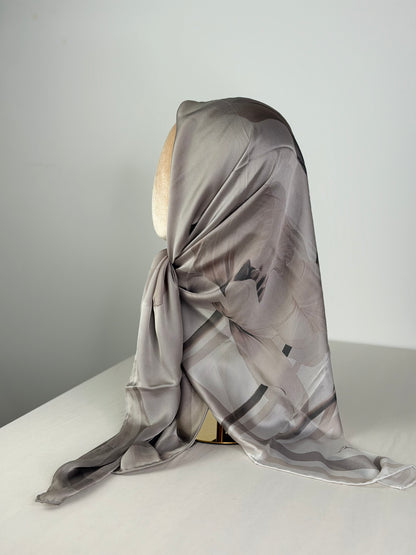 Carré fluide DUCHESSE gris