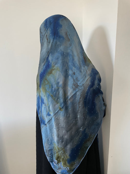 Earth Constellation Muslin Square