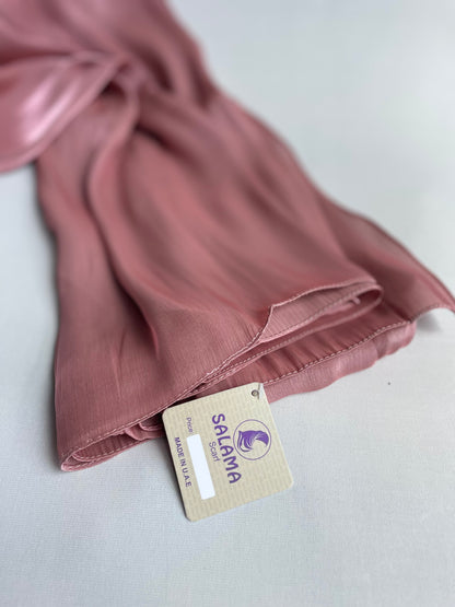 Organza de soie strass Rose foncé