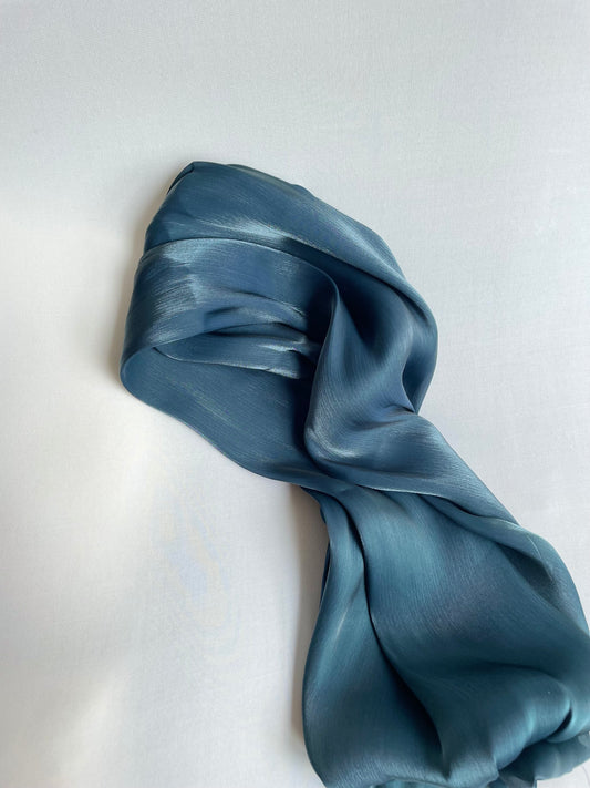 Organza de soie strass Canard