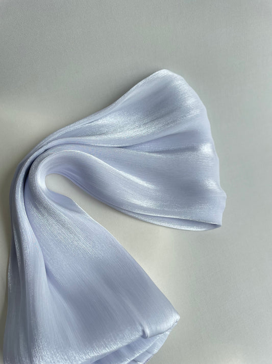 Organza de soie LILAS foncé