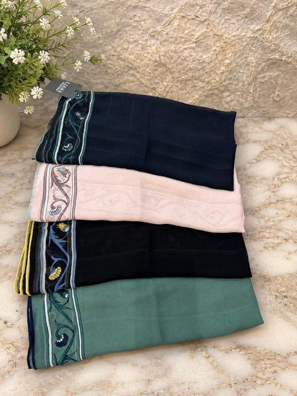 Carré Chiffon mousseline Liana (+couleurs)