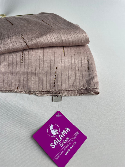Jersey premium Strass Taupe