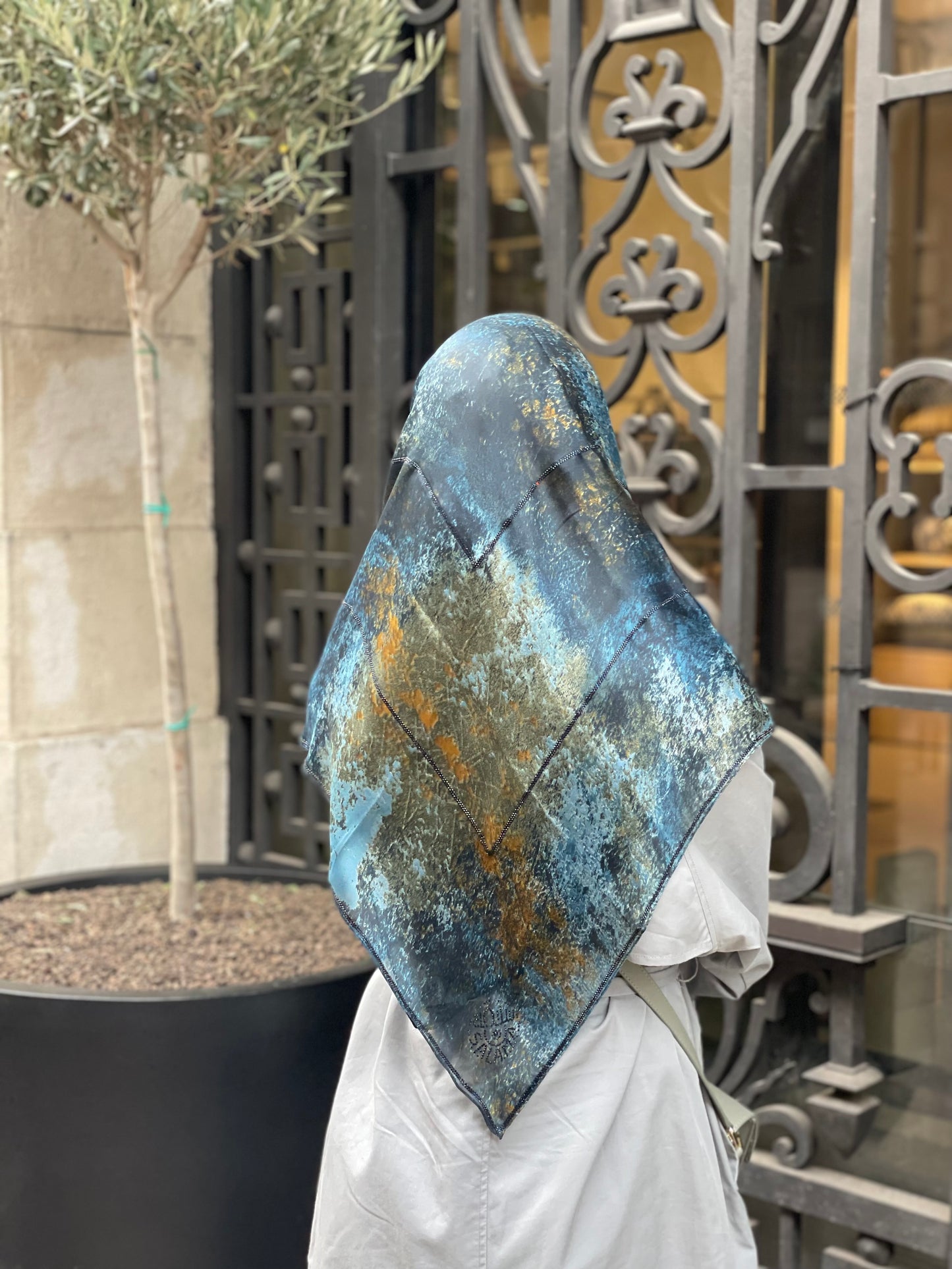 Carré mousseline HORIZON