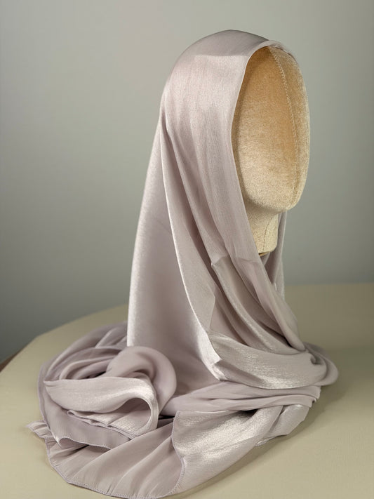 Organza de soie Rosé avec Bonnet