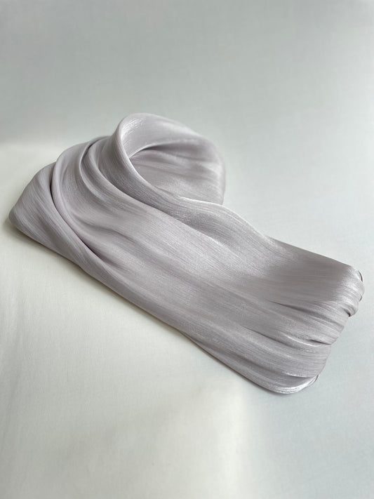 Organza de soie Beige