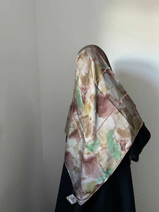 Autumn muslin square