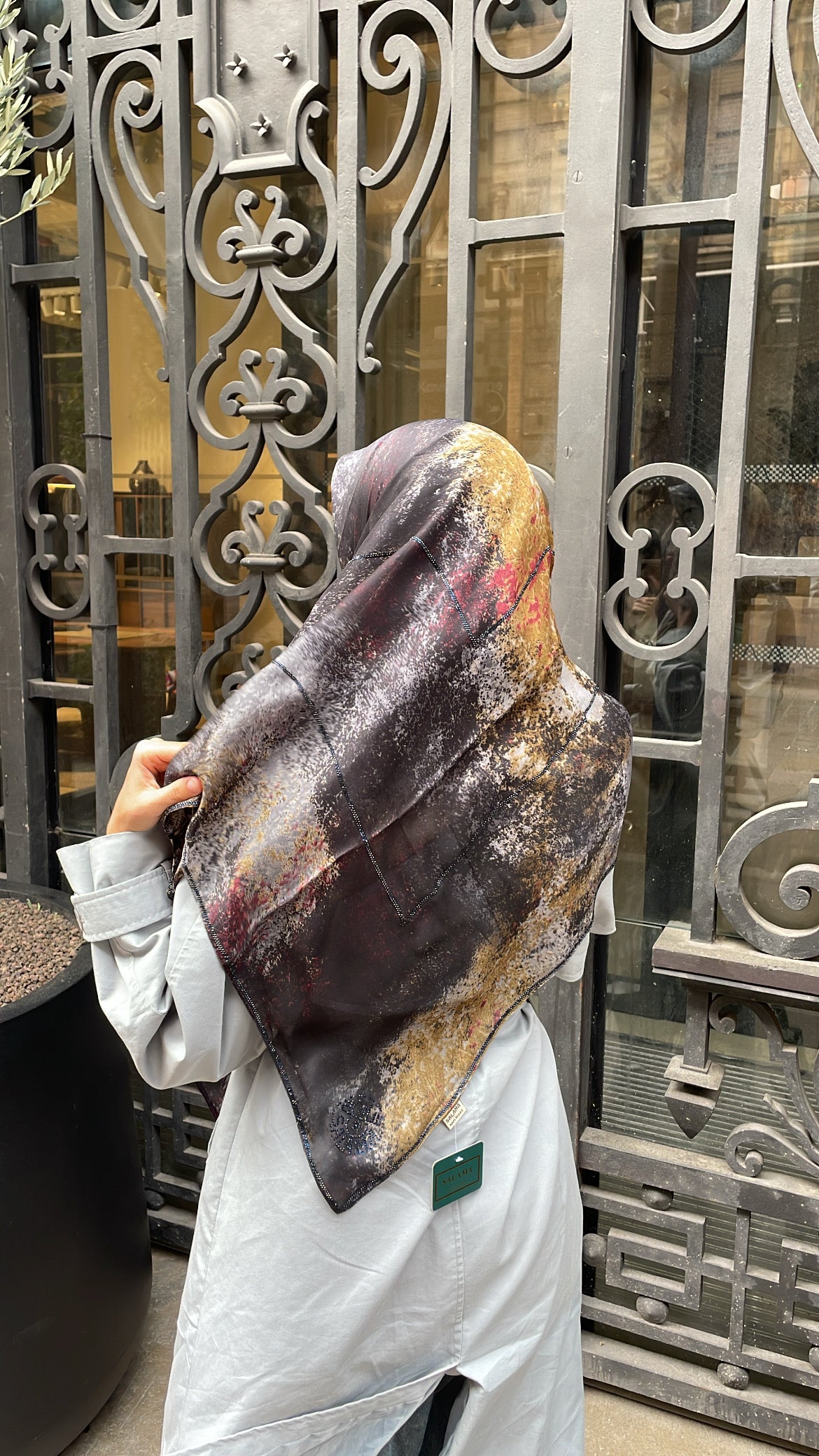 Carré mousseline ENCRE