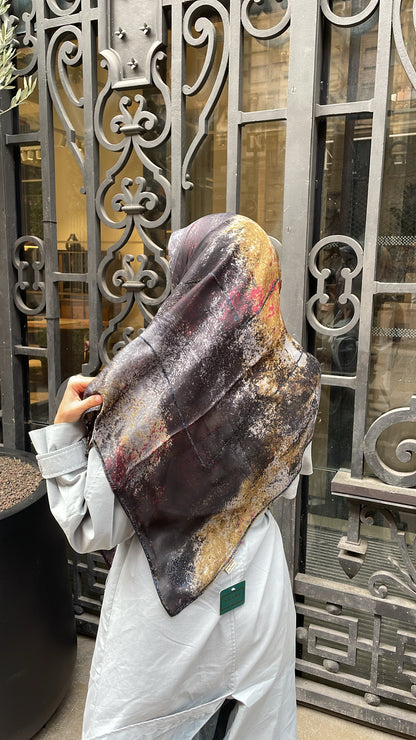 Carré mousseline ENCRE