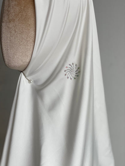 Carré DAHLIA Blanc