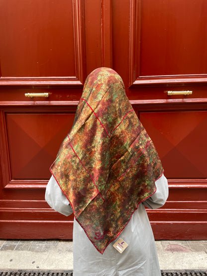 Carré mousseline AMARANTE