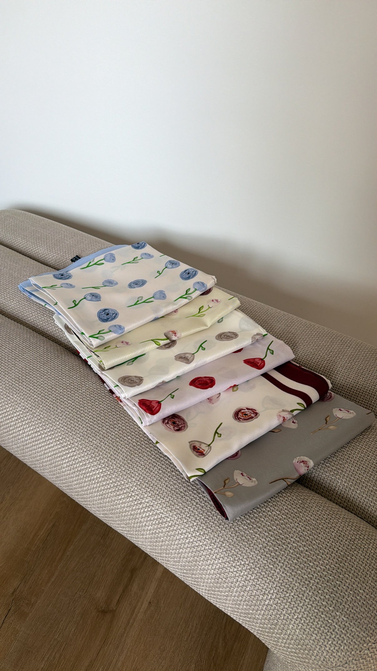 Carré de soie Pivoine (+couleurs)