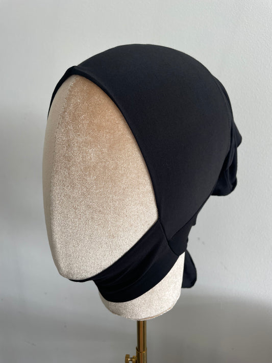 Bonnet cache dessous de menton