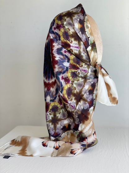 Carré de soie TIE & DIE
