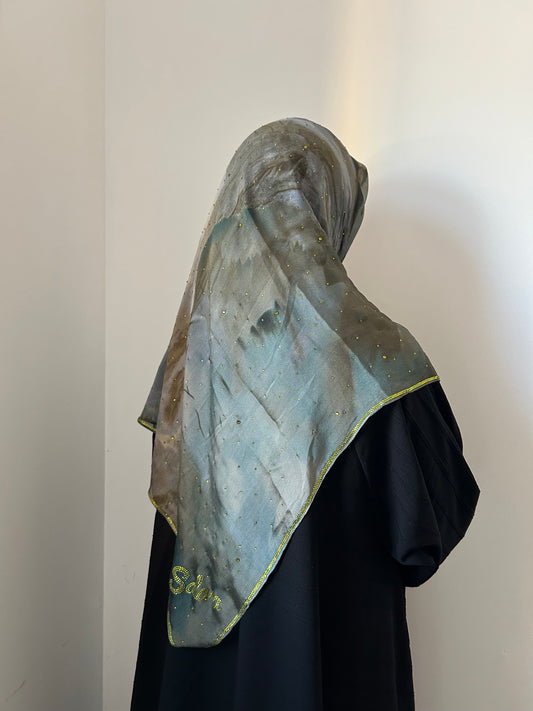 Pluto Constellation Muslin Square