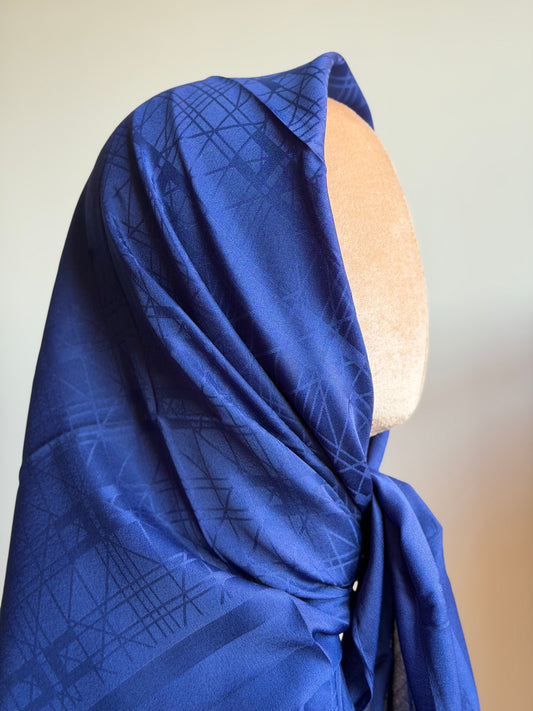 Carré bleu électrique