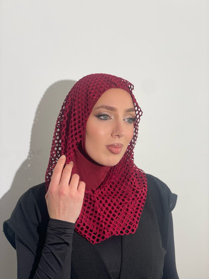 Cagoule 2 pièces filet (+couleurs )