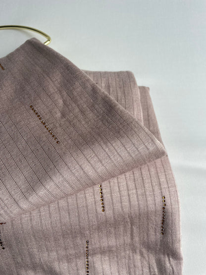 Jersey premium Strass Taupe