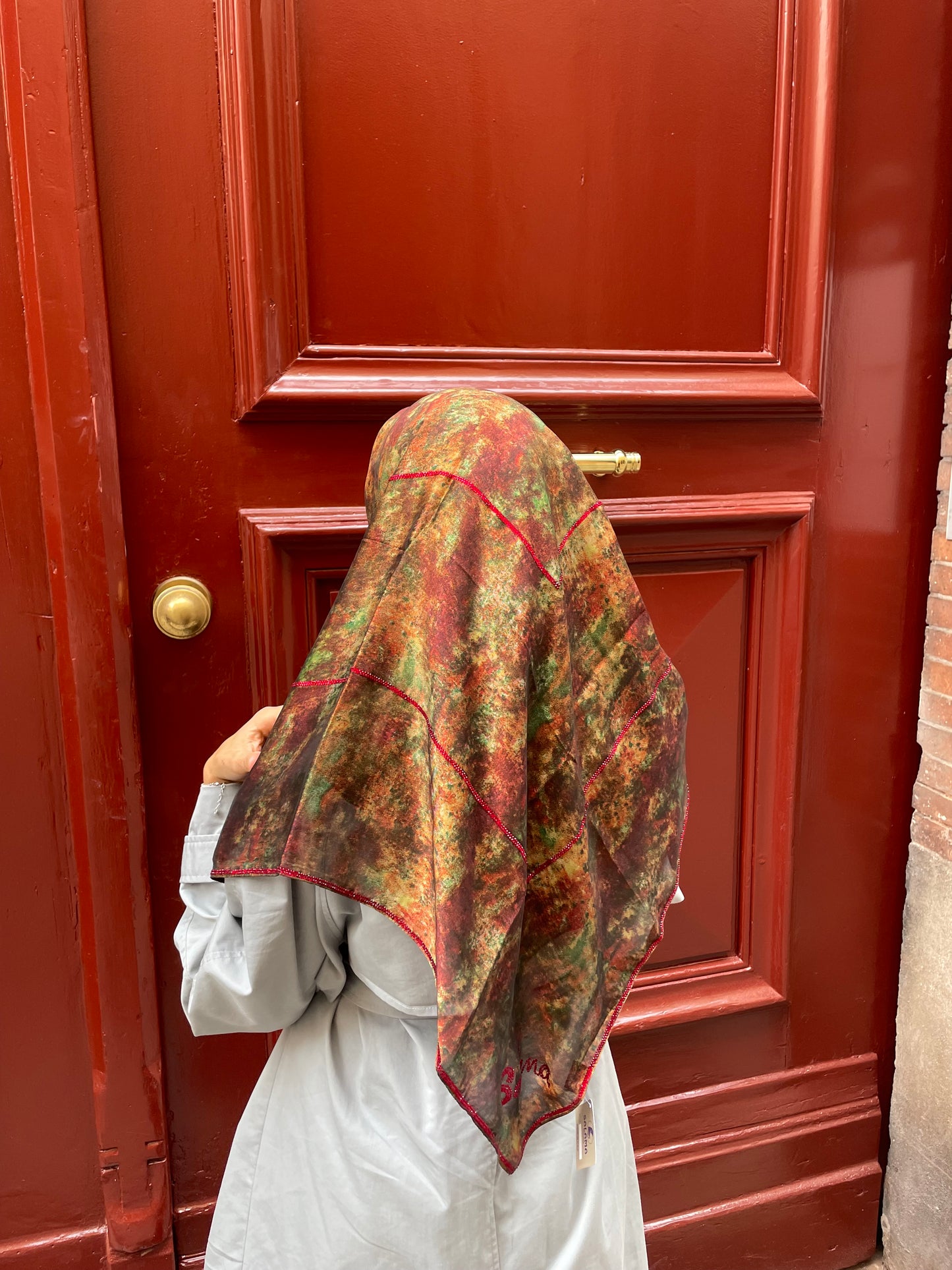 Carré mousseline AMARANTE