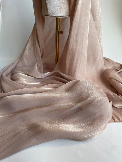 Organza de soie Doré avec Bonnet