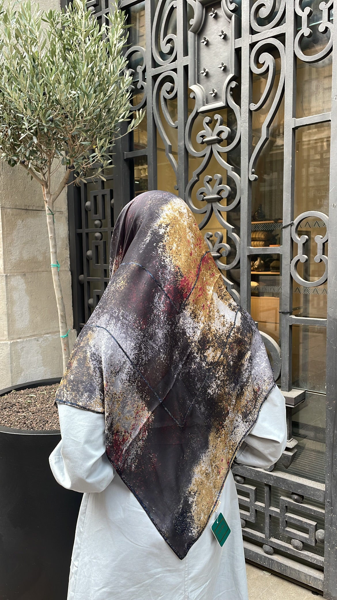 Carré mousseline ENCRE