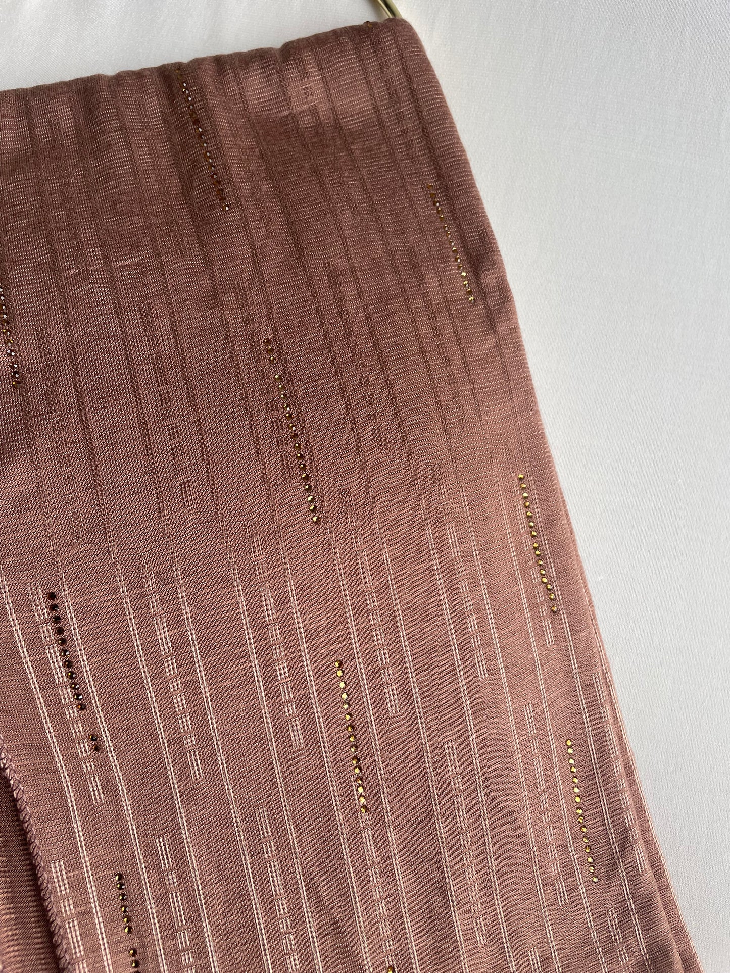 Jersey premium Strass Marron