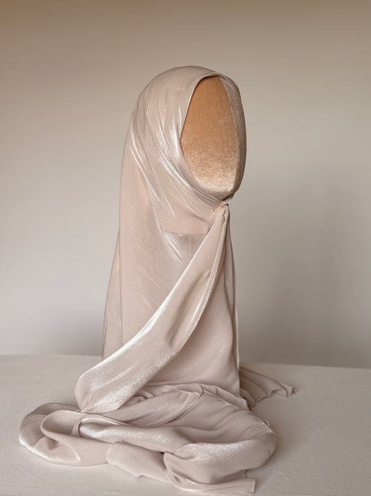 Organza de soie Lin avec Bonnet