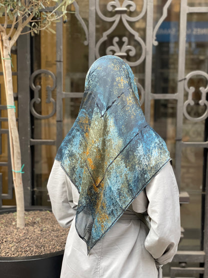 Carré mousseline HORIZON