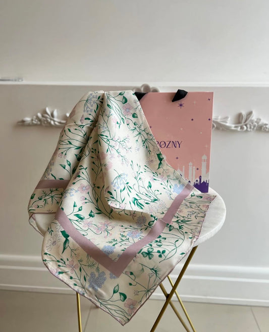 Valentine silk square