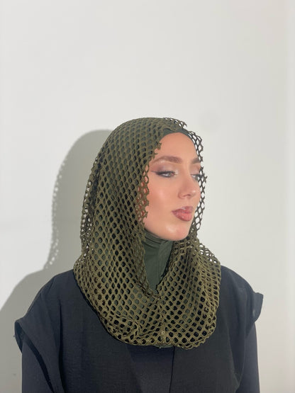 Cagoule 2 pièces filet (+couleurs )