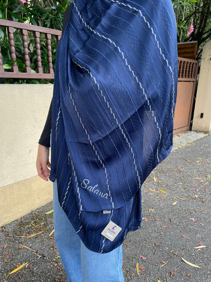 Châle STELLA Bleu