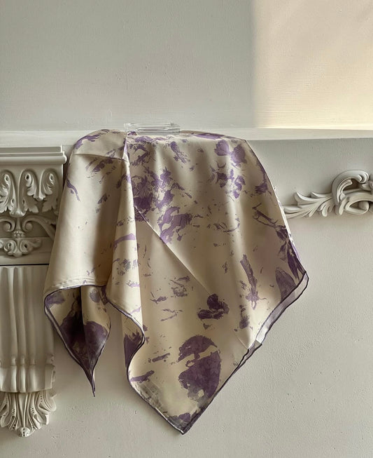 Lily Violet silk square